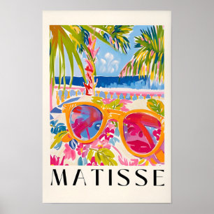 Décor de plage, Affiche de lunettes de soleil, Art