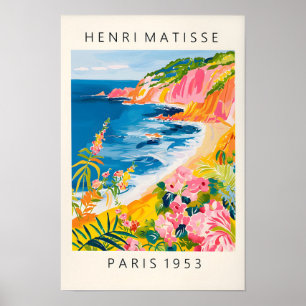 Décor de plage, impression océanique dans une affi