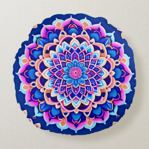 Décor de style Boho en mandala Coussin symétrique