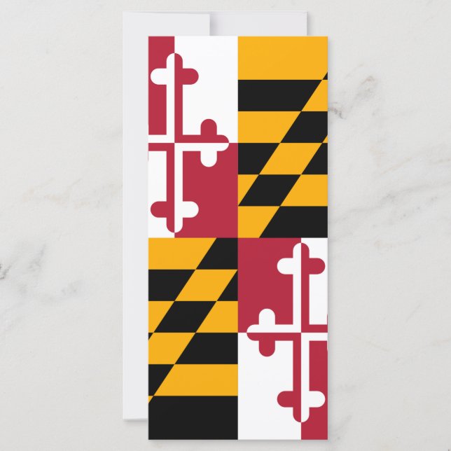 Décor du drapeau de l'État du Maryland (Devant)