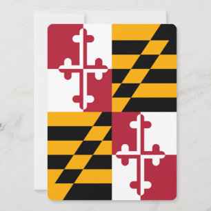 Décor du drapeau de l'État du Maryland