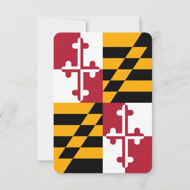 Décor du drapeau de l'État du Maryland (Devant)