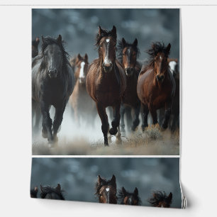 Décor du mur majestueux du cheval