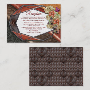 Décor et cartes en cuir 3D