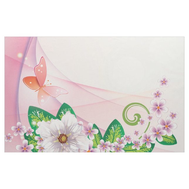 Décor Fleur 29 Tissu personnalisé (Yard)