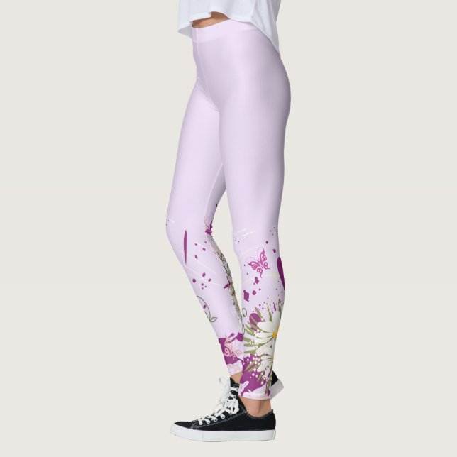 Décor Fleur 72 Leggings (Gauche)