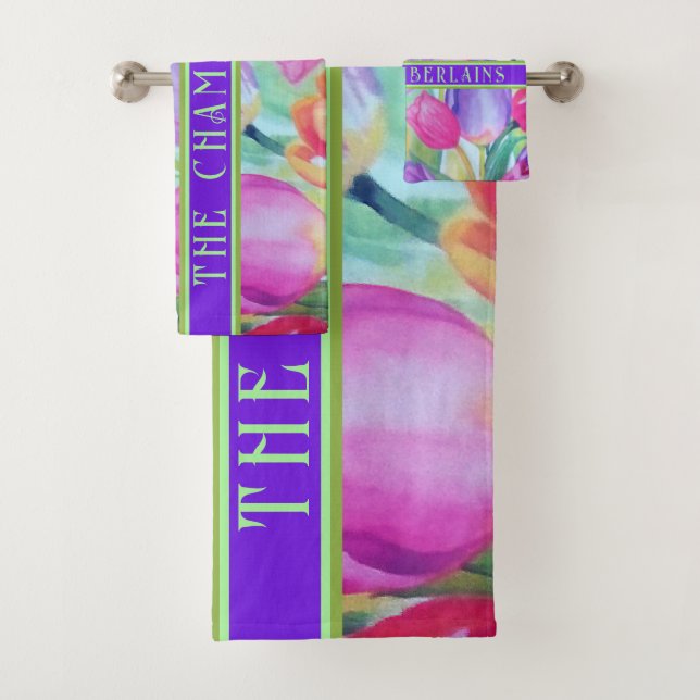 Décor Floral ROSE. Texte (En situation)