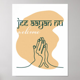 Décor intérieur - Poster "Jee Aayan Nu" (Bienvenue