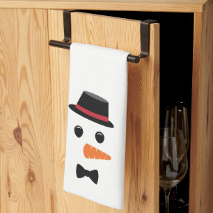Décor maison Snowman pour Noël Serviette de cuisin