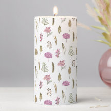 Décor minimaliste Rose Floral Vert Pine