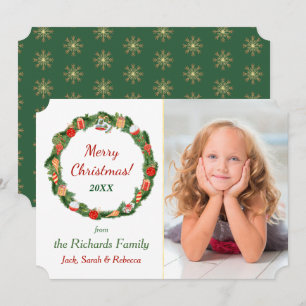 Décor Modèle photo de couronne Noël