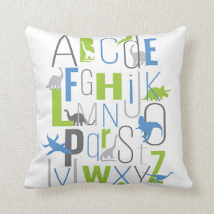 Décor moderne d'enfants de coussin d'alphabet