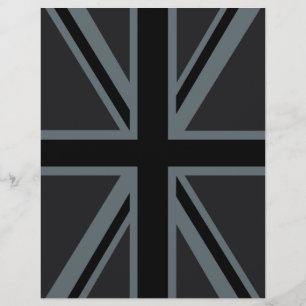 Décor noir Union Jack British