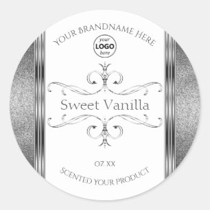 Décor oré Étiquette avec logo