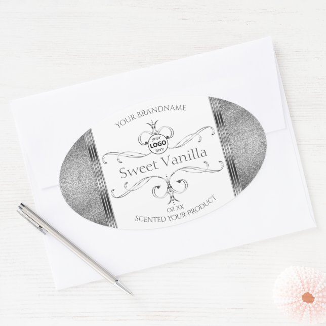 Décor oré Étiquette avec logo (Enveloppe)