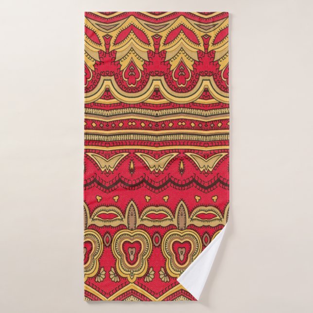 Décor oriental closeup. (Serviette de bain)