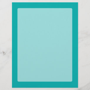 Décor Peacock Turquoise Prêt à Customiser