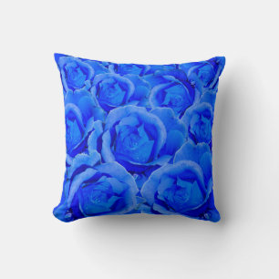 Décor rose Coussin bleu Rose Coussin