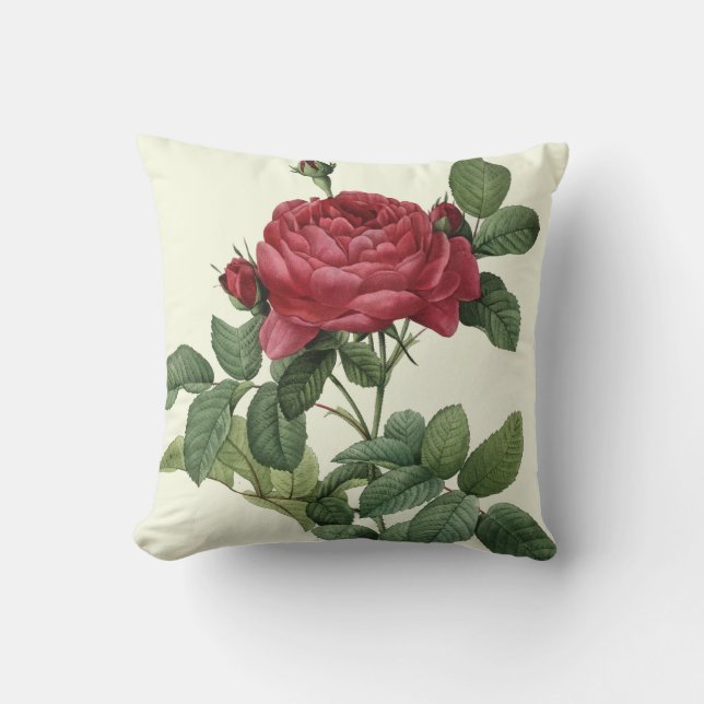 Décor rose de ressort de coussin de fleur (Recto)