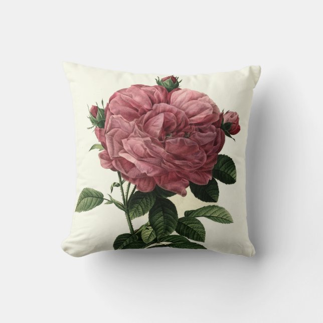 Décor rose de ressort de coussin de fleur (Recto)