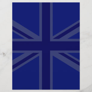 Décor Union Jack bleu NAvy