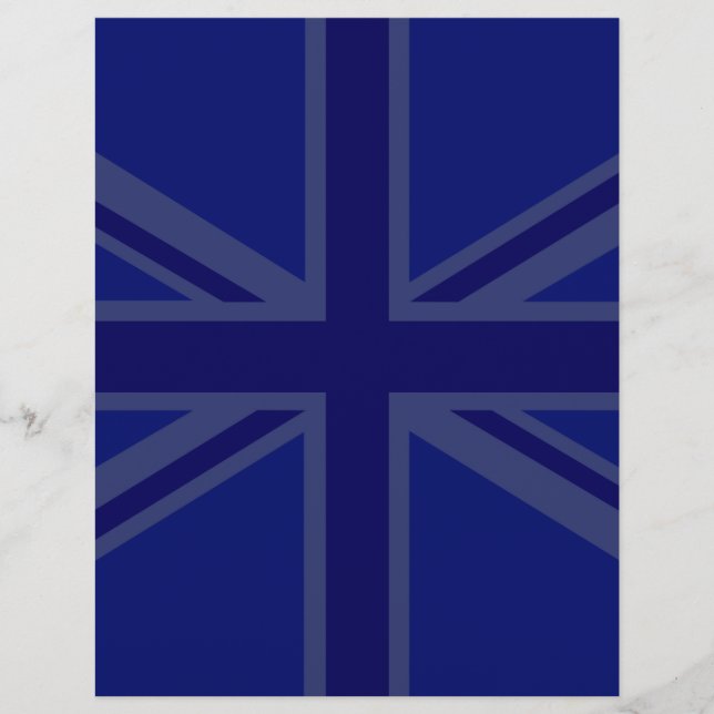 Décor Union Jack bleu NAvy (Devant)