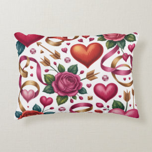 Décoratifs Collection de coussins de la Saint-Valentin Roma