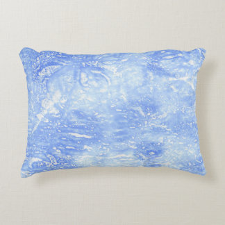 Décoratifs Coussins Abstraits bleu clair et blanc