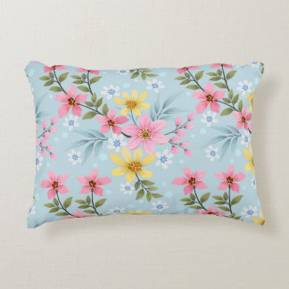 Décoratifs Coussins de jet élégants à motif floral