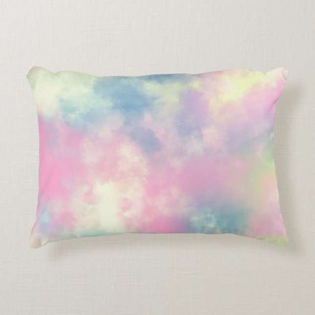 Décoratifs Pink Dreams Girl Cotton Candy Coussins (Devant)