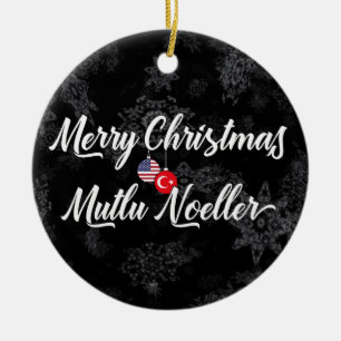 Décoration bilingue américaine turque de vacances