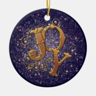 Décoration chrétienne de Noël de joie