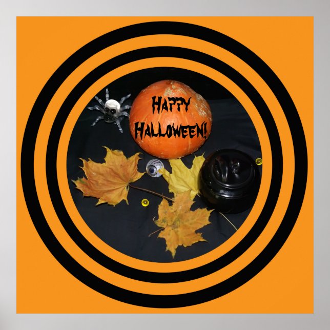 Décoration Citrouille d'Halloween (Devant)