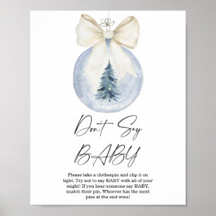 décoration d'arbre de Noël N' dites pas bébé Affic