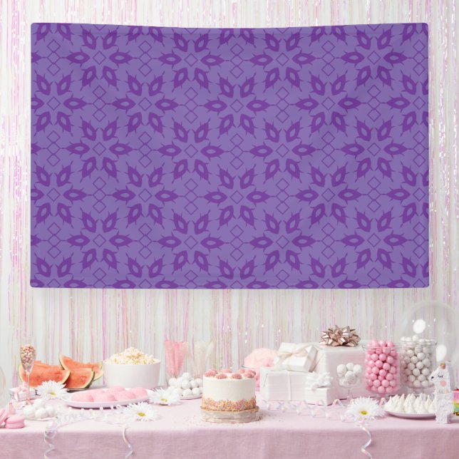 Décoration de bannière de fête lavande de luxe (Fête)