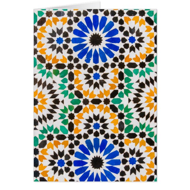 Décoration de carreaux au Palais Bahia (Devant)