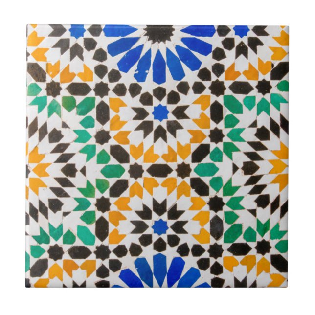Décoration de carreaux au Palais Bahia (Devant)