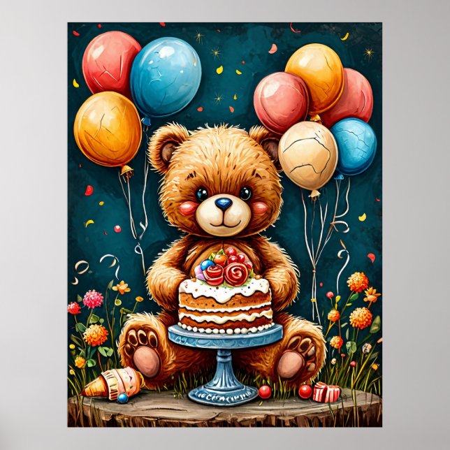 Décoration de fête d'anniversaire pour enfants Cél (Devant)