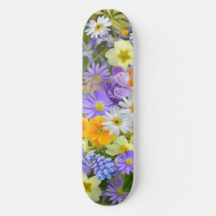 Décoration de fleurs 49 Skateboard