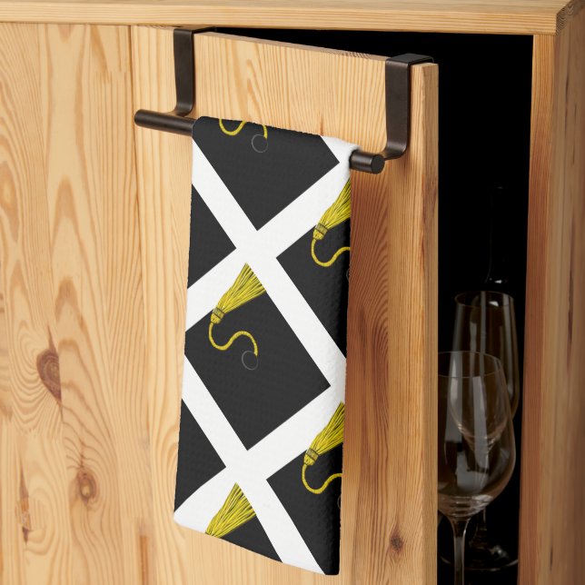 Décoration de la fête de graduation Serviette de c (Pliage en tiers)