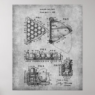Décoration de la salle de billard Imprimer 9 boule