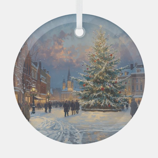Décoration de l'arbre de la place de Noël (Recto)