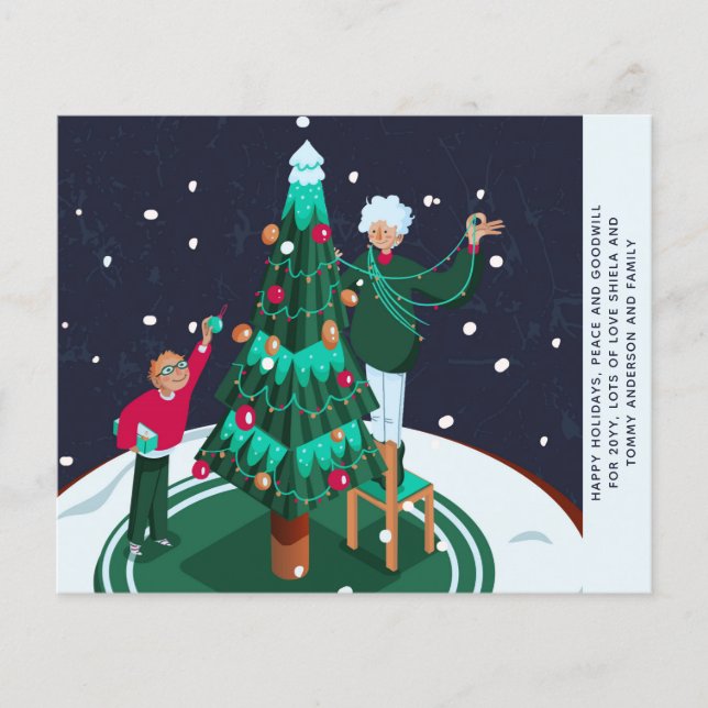 Décoration de l'arbre de Noël de Grand-mère Grands (Devant)