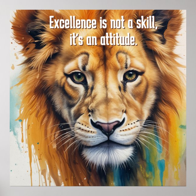 décoration de lion face-Wallart Peinture (Devant)