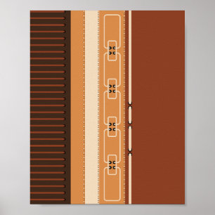 Décoration de Maison Minimaliste aux Rayures Tons