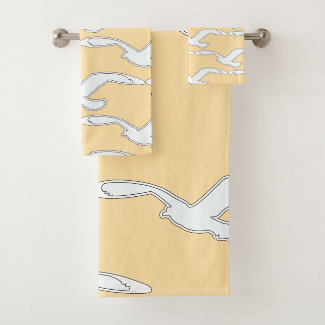 Décoration de maison Oiseau en vol crème (En situation)