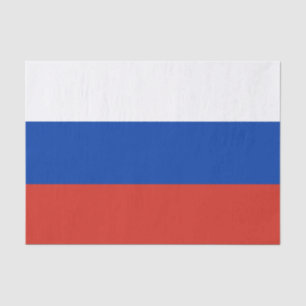 décoration de mode Russie, papier de soie drapeau