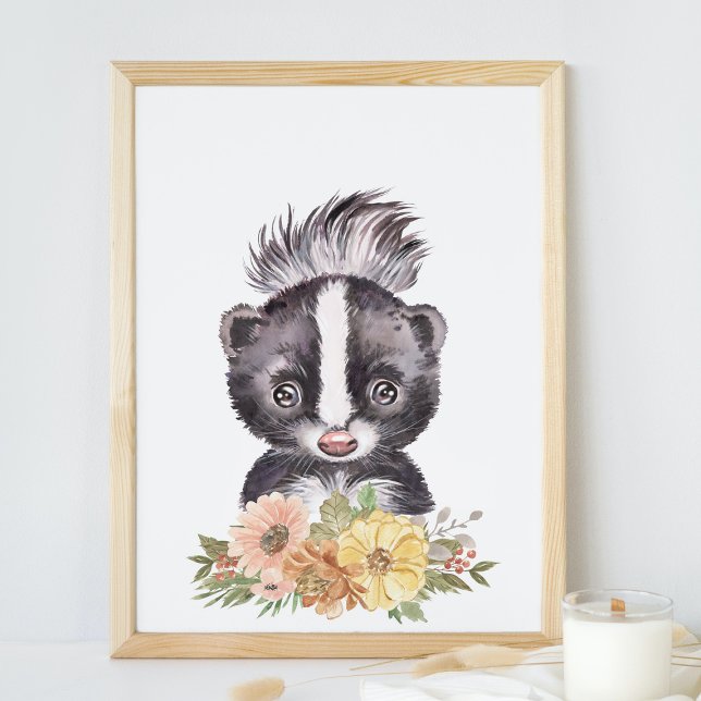 Décoration de mur de nurserie de mouffette, cadeau (Créateur téléchargé)