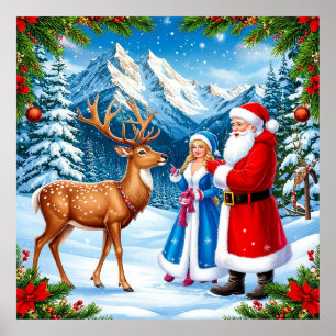Décoration de mur d'hiver de Noël pour la famille