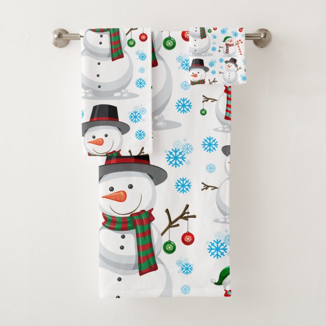 Décoration de Noël bonhomme de neige  (En situation)